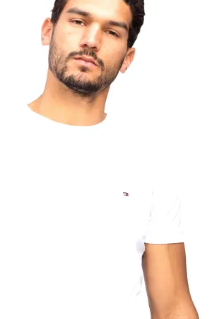 TOMMY HILFIGER ESSENTIAL CLASSIC TEE -  WHITE