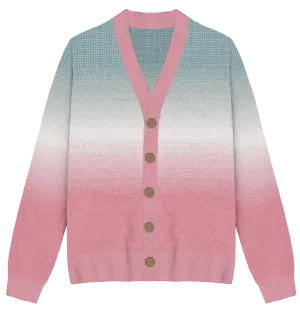 Transgender Faded Knit Cardigan