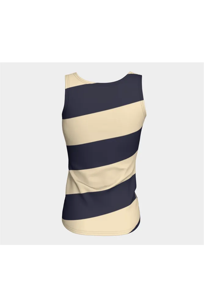 Twilight Stripe Fitted Tank Top