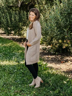 Twist Open Cardigan