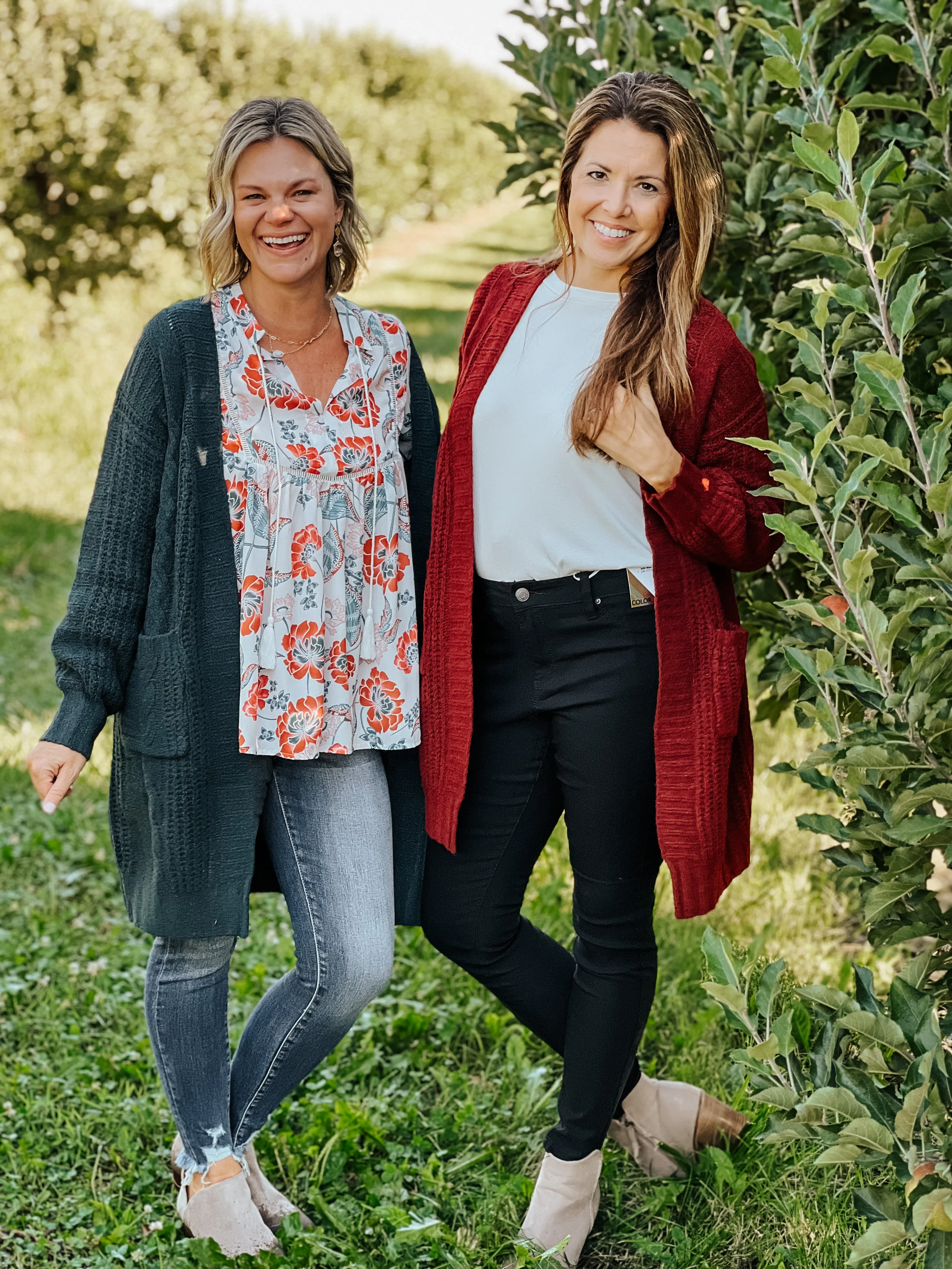 Twist Open Cardigan