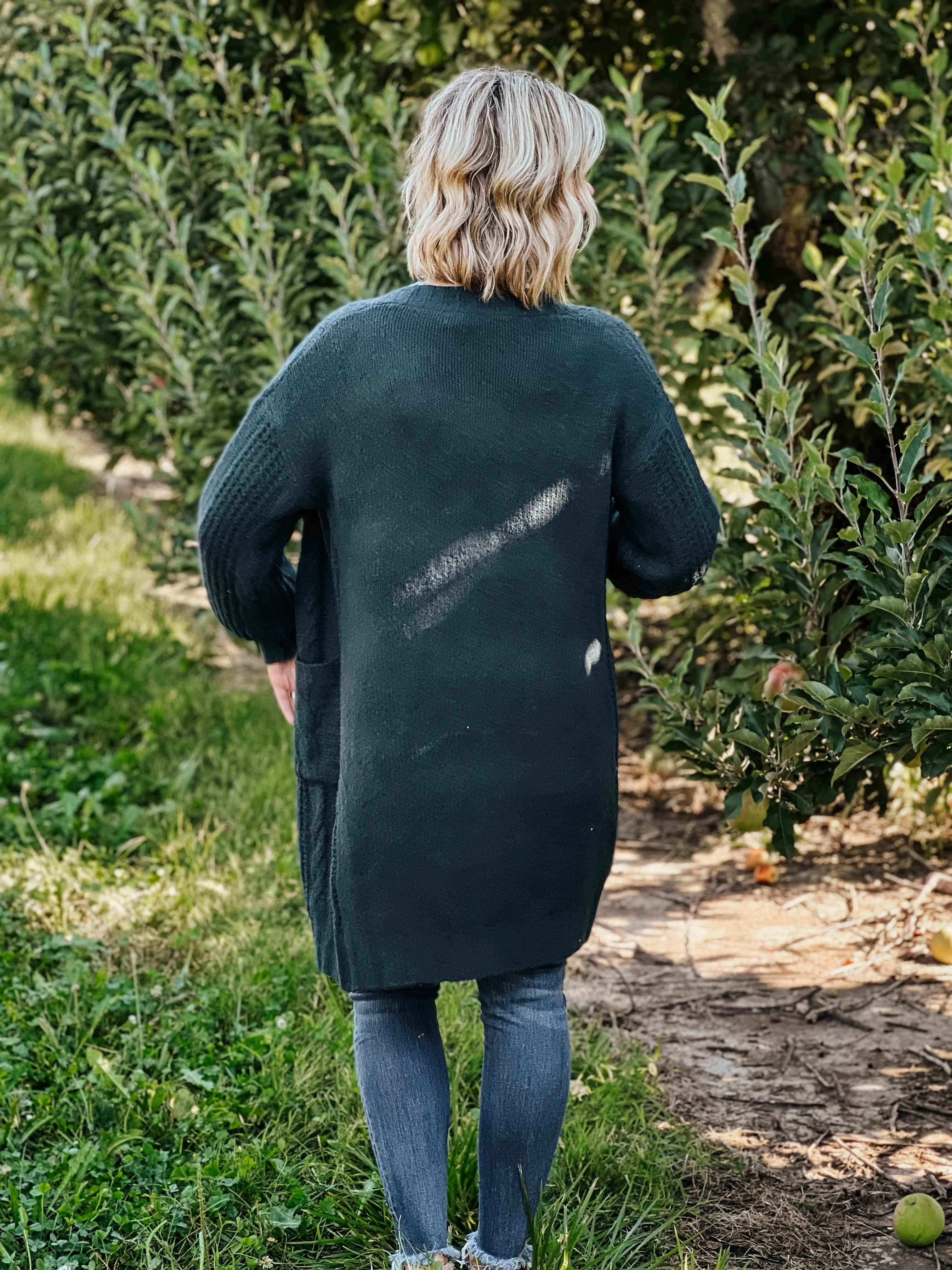 Twist Open Cardigan