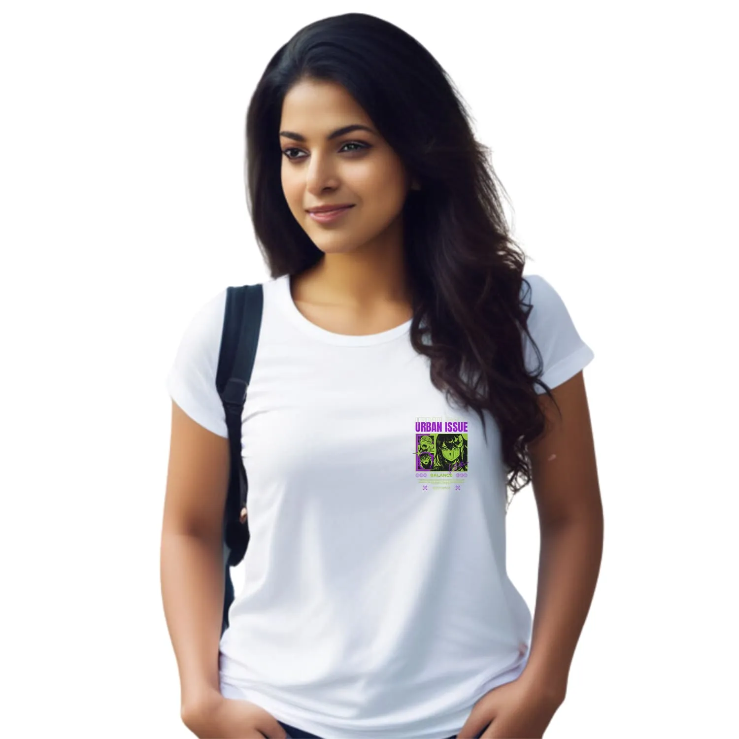 Urban issue  Womens cotton printed T-shirt