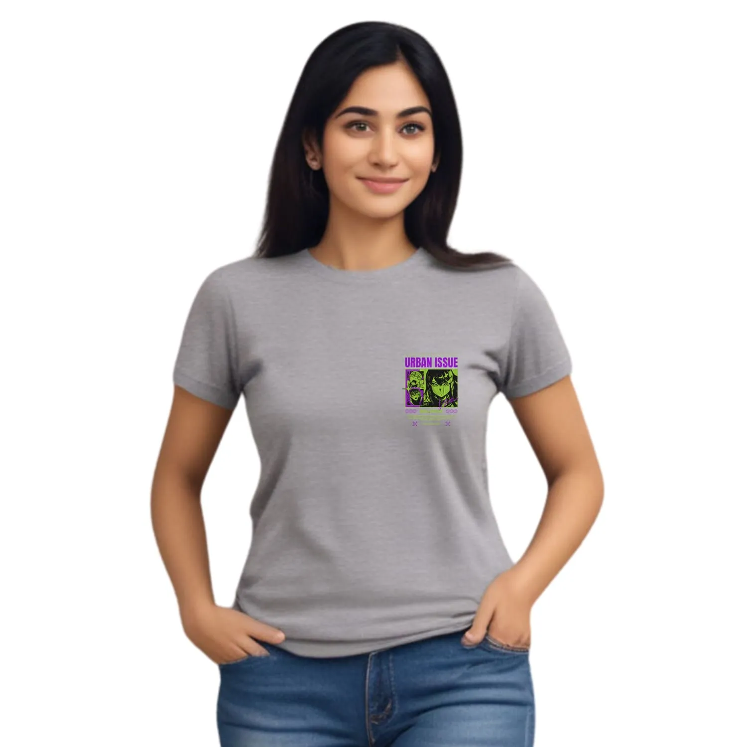 Urban issue  Womens cotton printed T-shirt