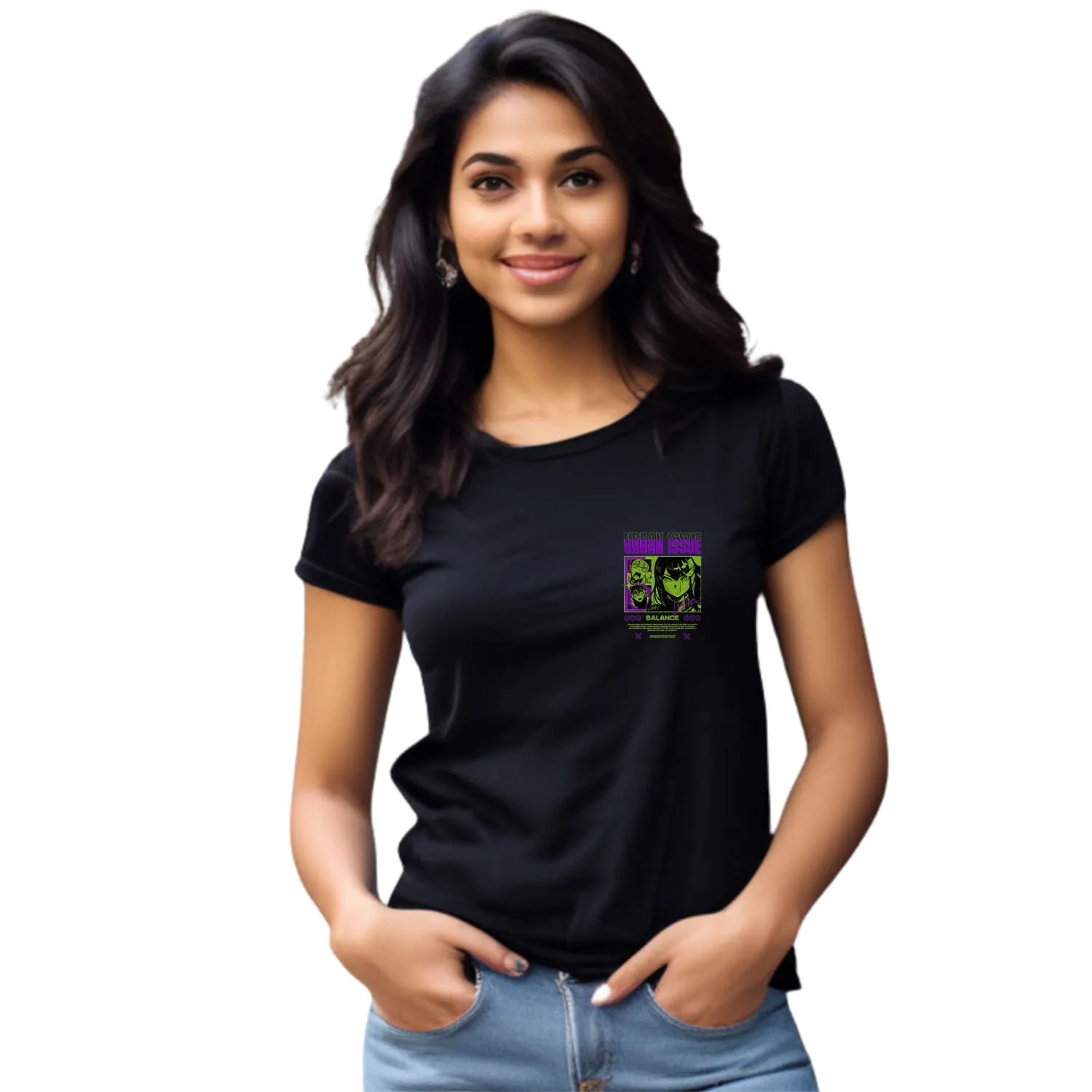Urban issue  Womens cotton printed T-shirt