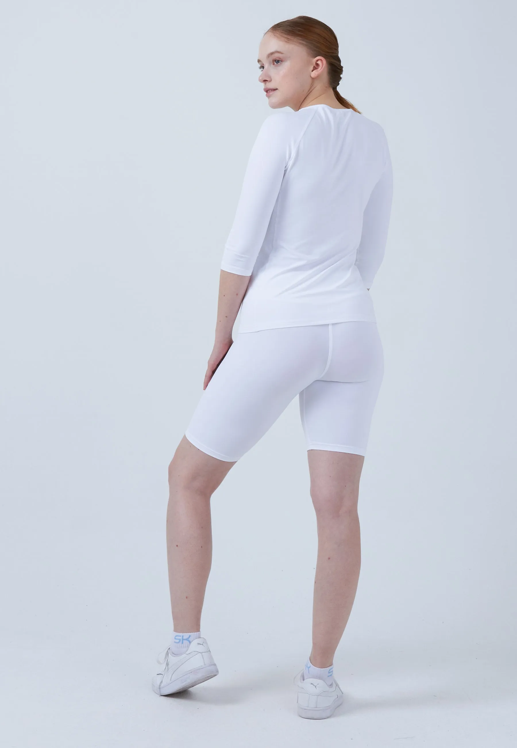 Women Tennis 3/4-Sleeve Shirt, white