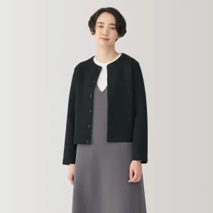 Women's Double Knitted Sweatshirt Cardigan
