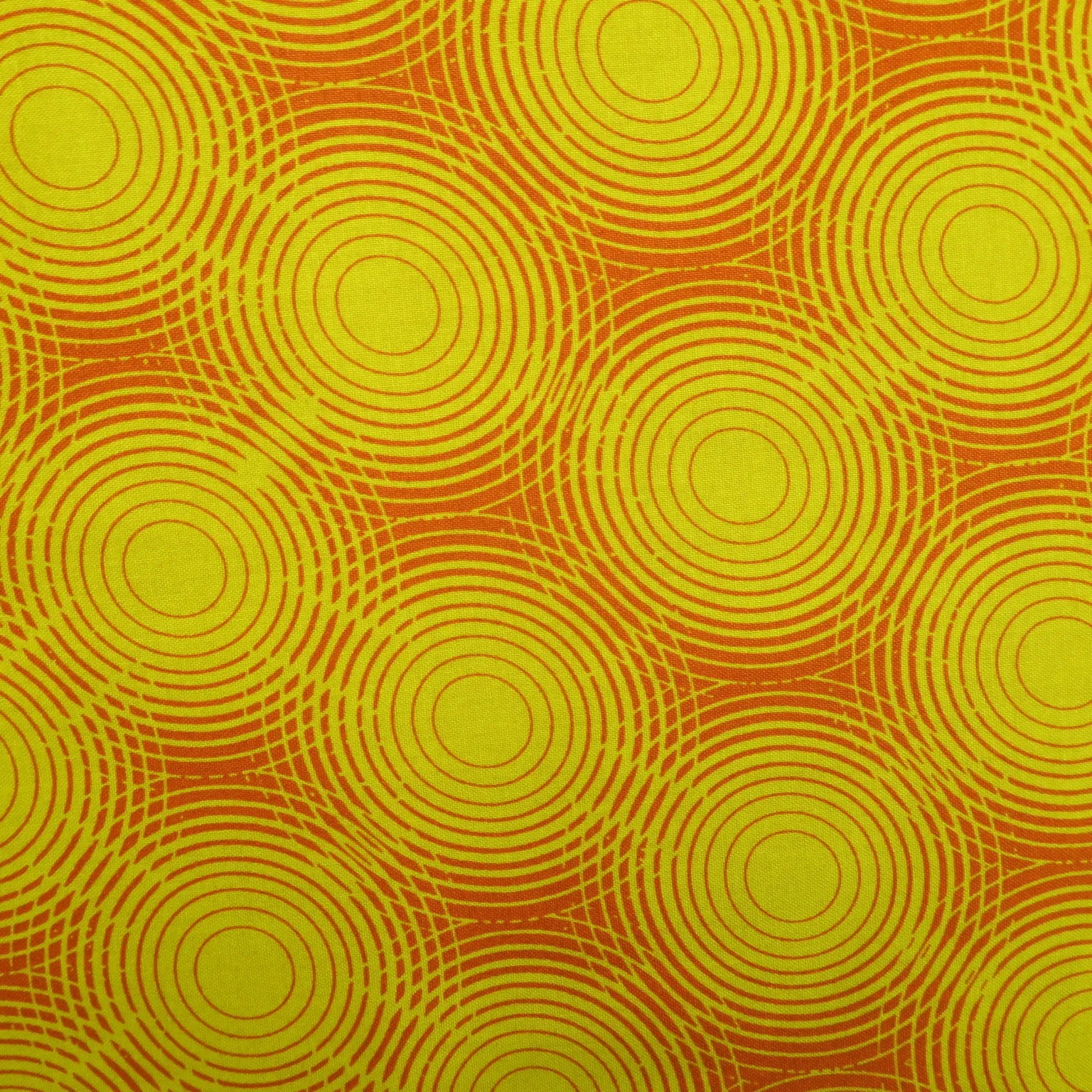 Yellow and Orange Cotton Blended Broadcloth